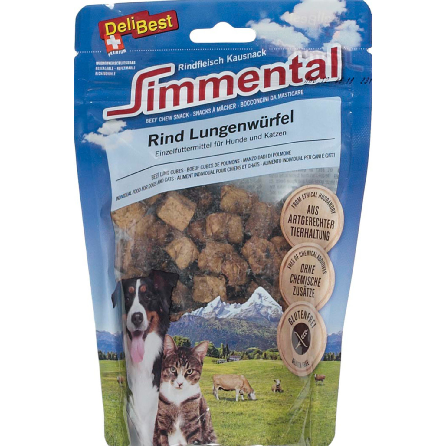 Delibest Simmental Rinder Lungenwürfel