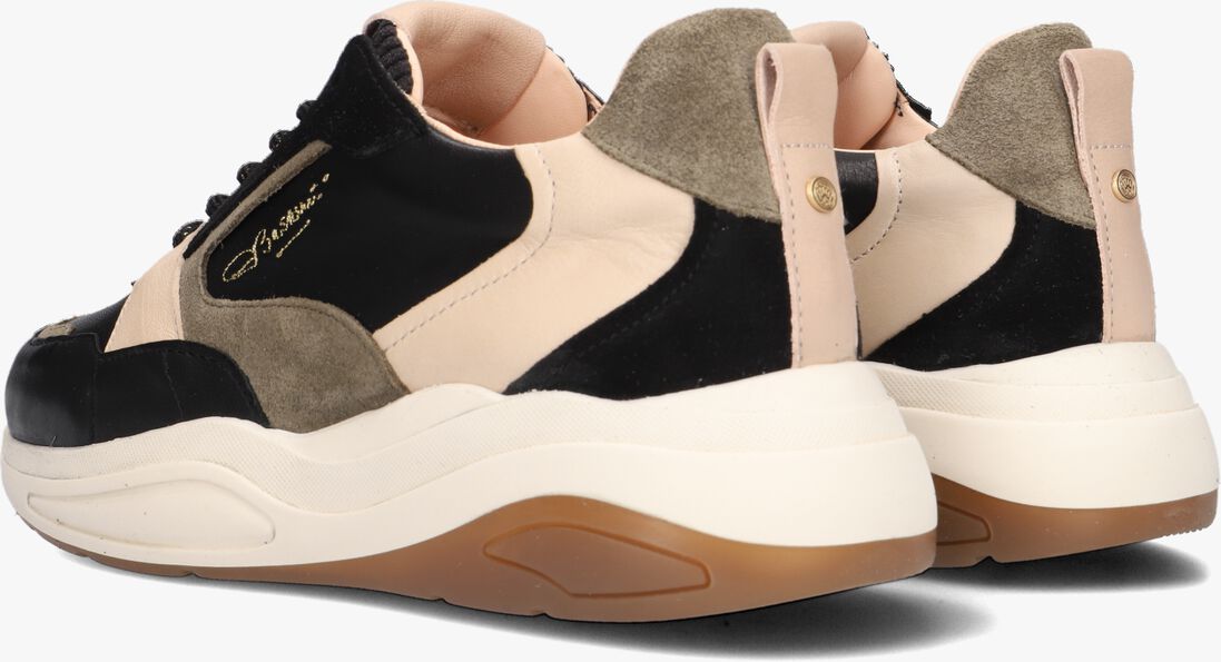 FRED DE LA BRETONIERE zwarte fred de la bretoniere lage sneakers flame