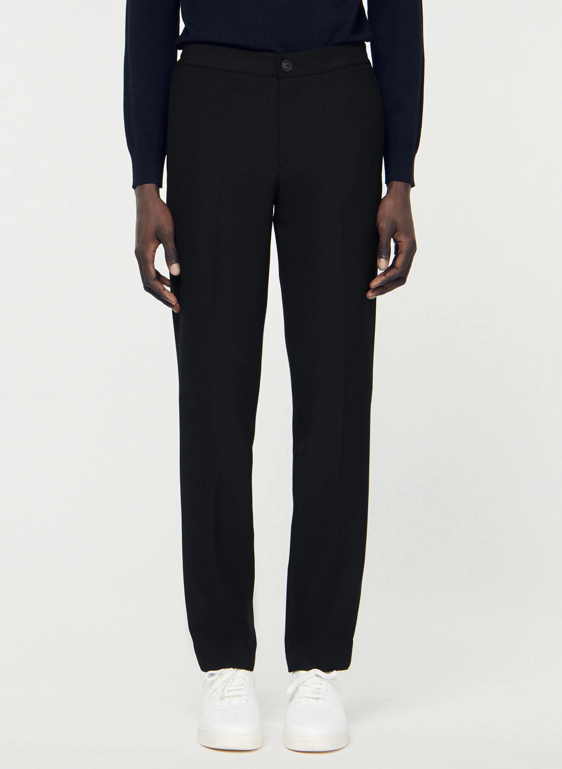 Pantalon droit| Noir