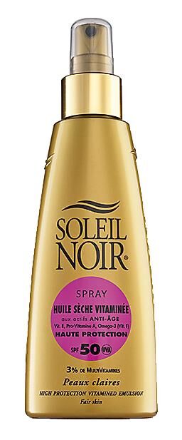 SOLEIL NOIR - SPRAY HUILE SECHE VITAMINEE IND 15