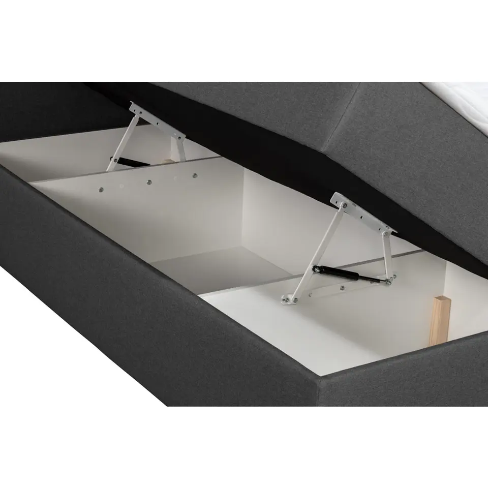 Boxcombinatie met opbergruimte Orebro 6-delig - antraciet - 140x200 cm