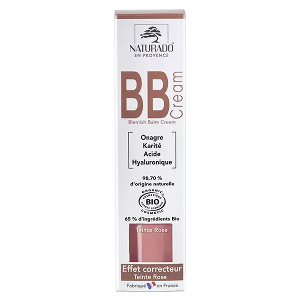 BB Cream Orgânico com Cor Rosa Naturado en Provence 40ml