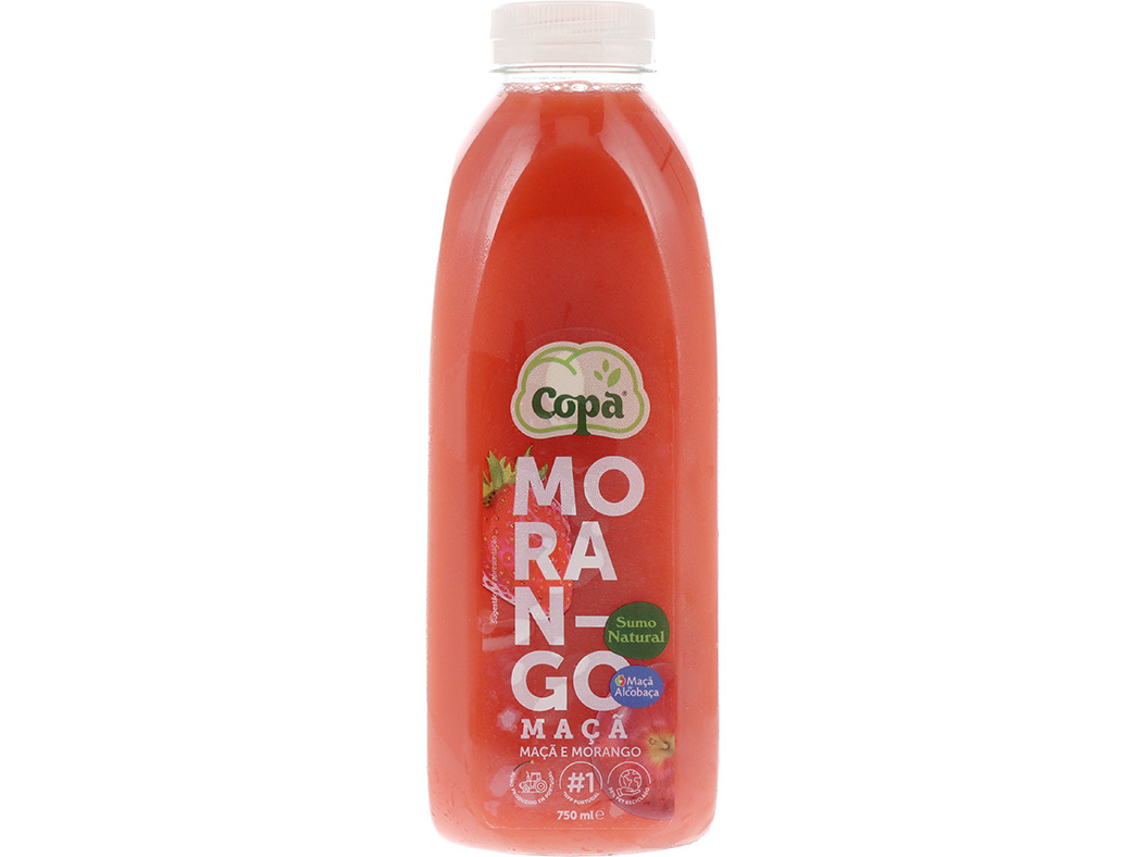 SUMO DE MAÇÃ E MORANGO 750ML