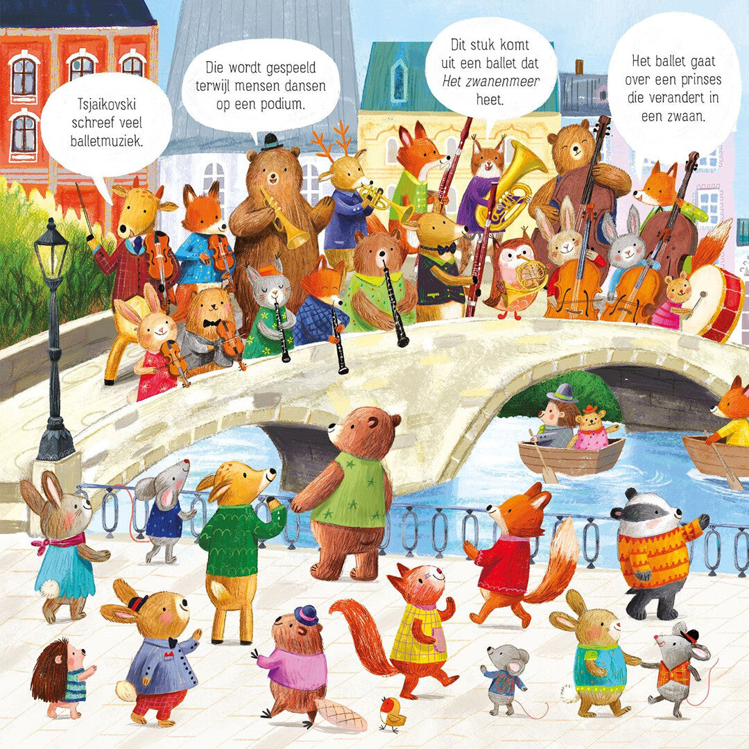 Usborne het dierenorkest speelt tsjaikovski