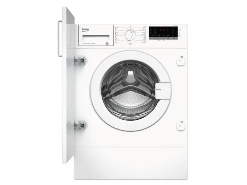Beko WITC7612B0W - Vaskemaskine - bredde: 60 cm - dybde: 55 cm - højde: 82 cm - frontbetjening - 55 liter - 7 kg - 1200 rpm - hvid