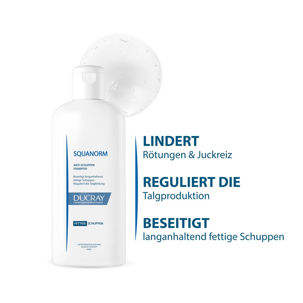 DUCRAY SQUANORM Anti-Schuppen Shampoo - Fettige Schuppen