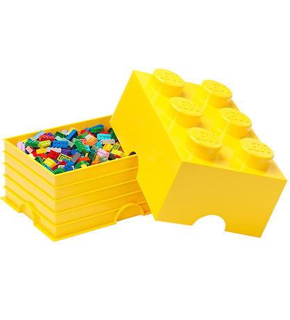 LEGO? Storage Opbevaringsboks - 6 Knopper - 37,5x25x18 - Bright