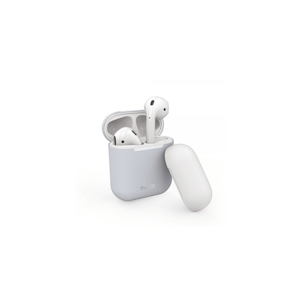 Puro AirPods 1/2 Deksel Icon Lyseblå