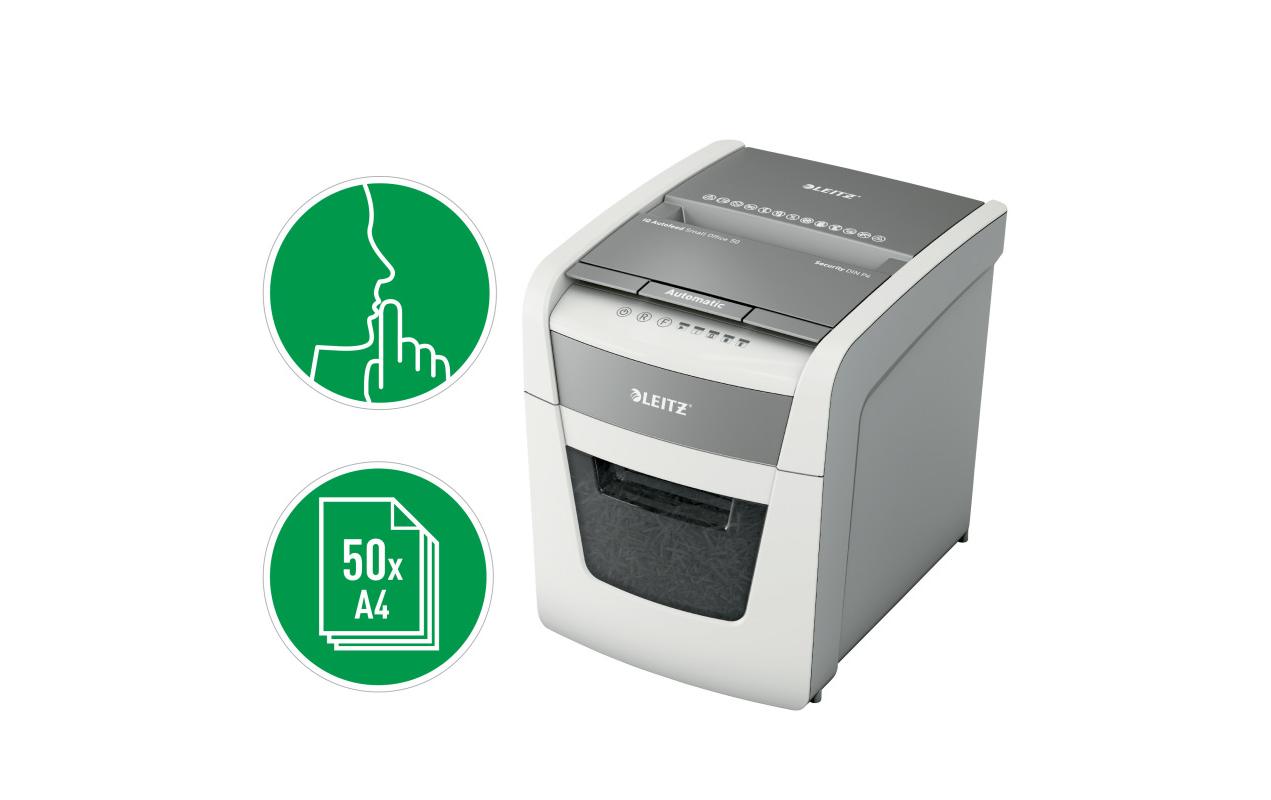 Aktenvernichter IQ Autofeed 50 P-4, 50 Seiten<br>Automatischer Aktenvernichter
