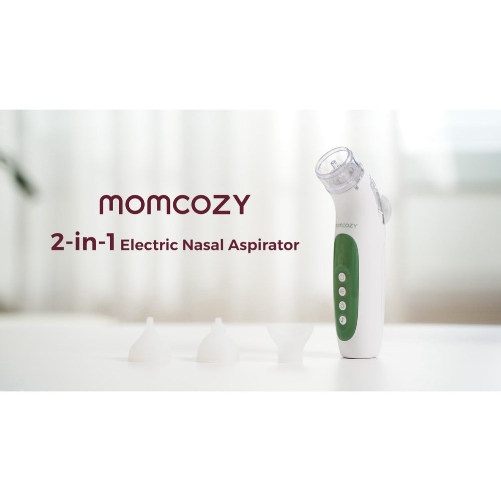 Køb Momcozy BreezyClear™ 2-i-1 Spray & Suction Electric Nasal
