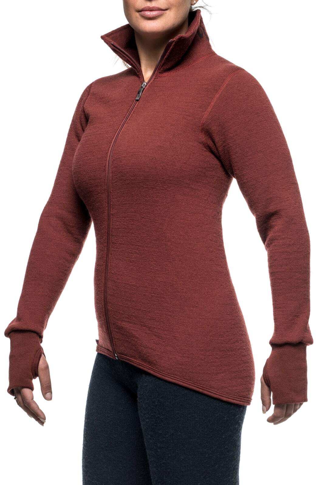 Woolpower Full Zip Jacket 400 Rust Red