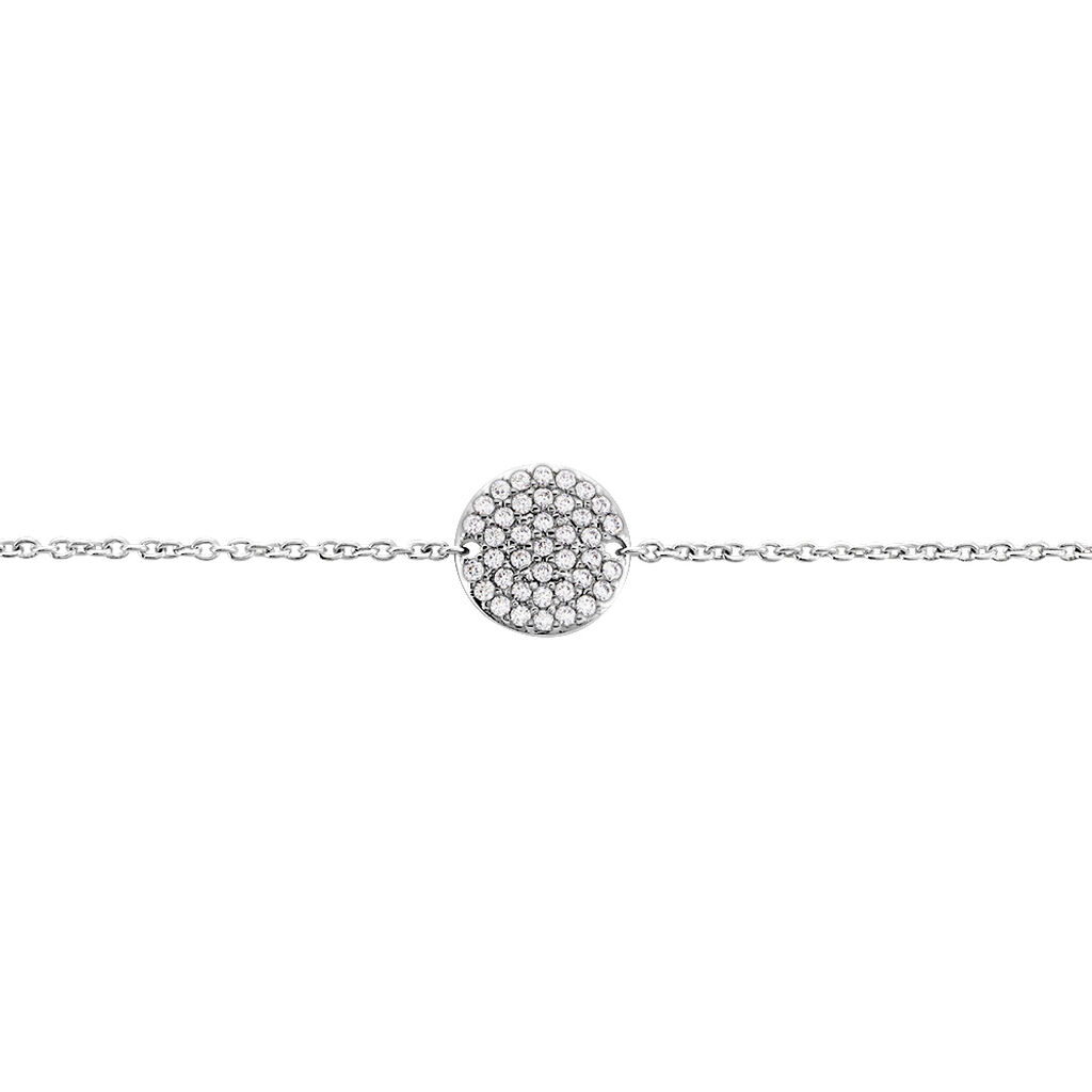 Bracelet Sharma Argent Blanc Oxyde De Zirconium
