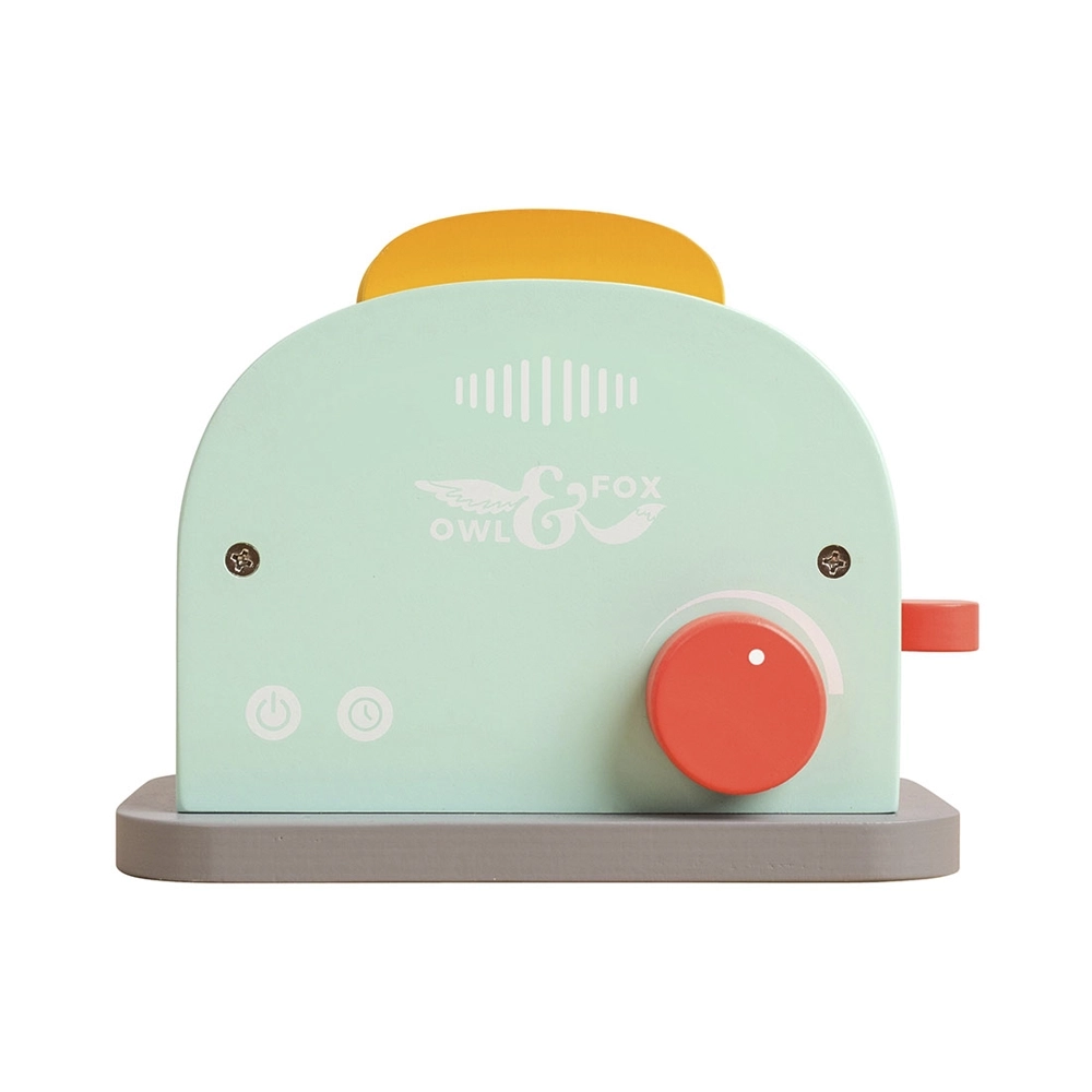 OWL & FOX Holz Toaster Set