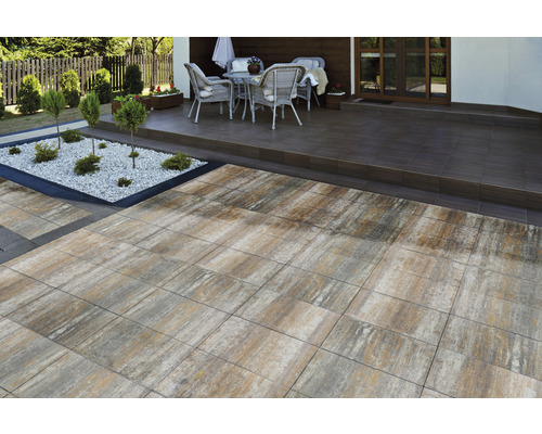 Betonnen terrasplaat Lamos schelpkalksteen 60 x 30 x 5 cm