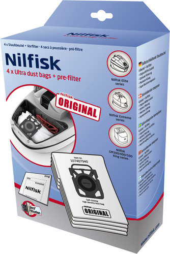 Nilfisk Elite Stofzakken (4 stuks)