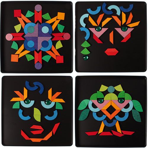 Grimm's magneetpuzzel basisvormen 91177