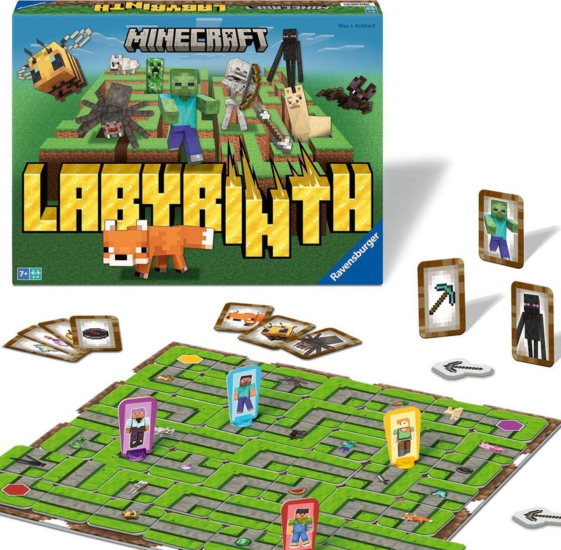 Ravensburger - Labyrinth Minecraft - Bordspel - Multicolor - Karton