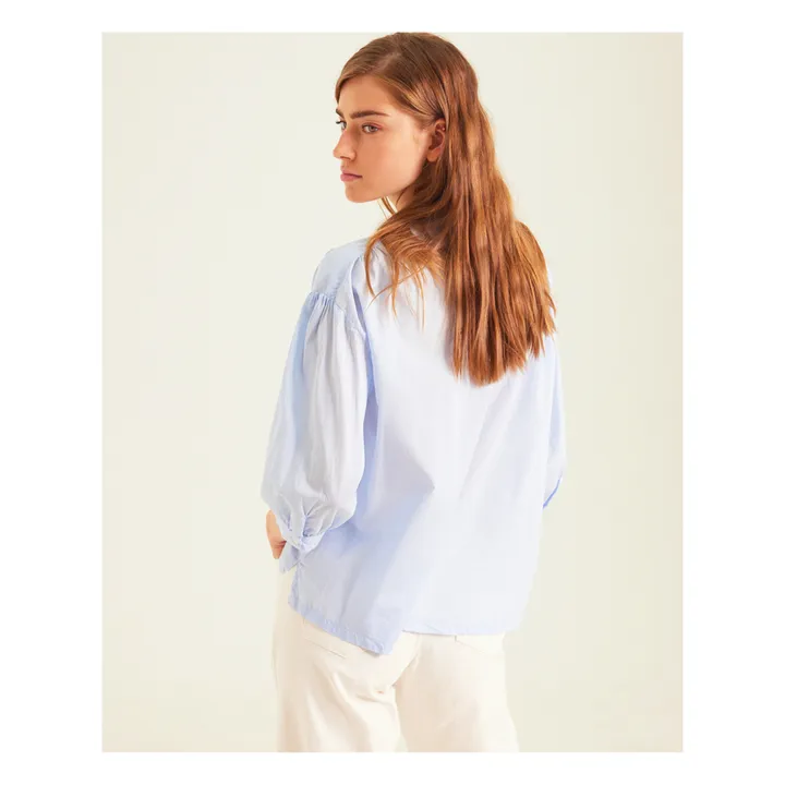 Sacrécoeur Blouse Carla | Bleu ciel