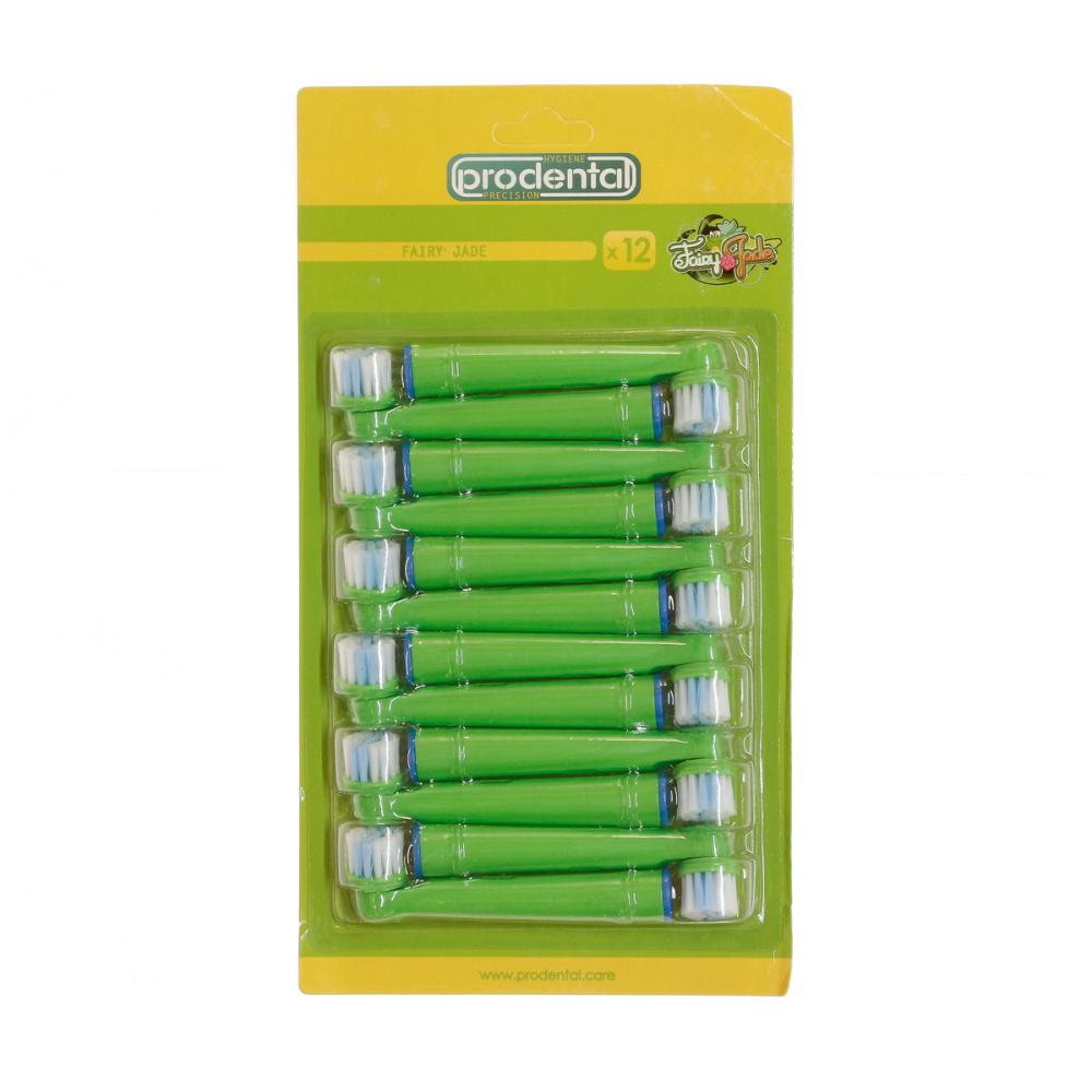 Prodental x12 Brossettes de Rechange Rotative Prodental Healthy Kids Fairy Jade