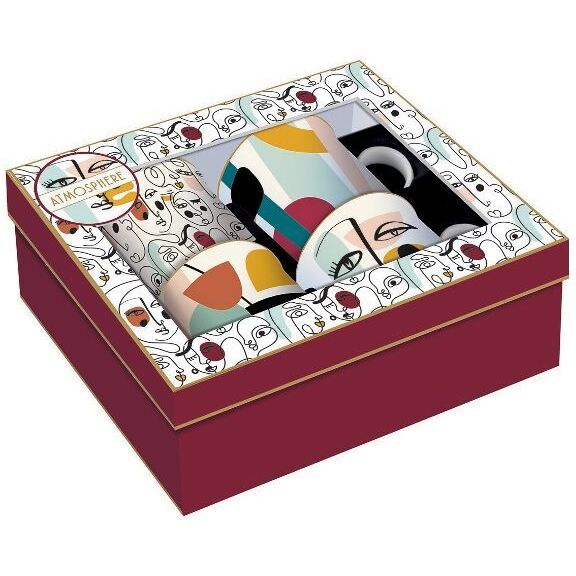 Coffret 4 mugs 30 cl - Modernism - Coffee Mania
