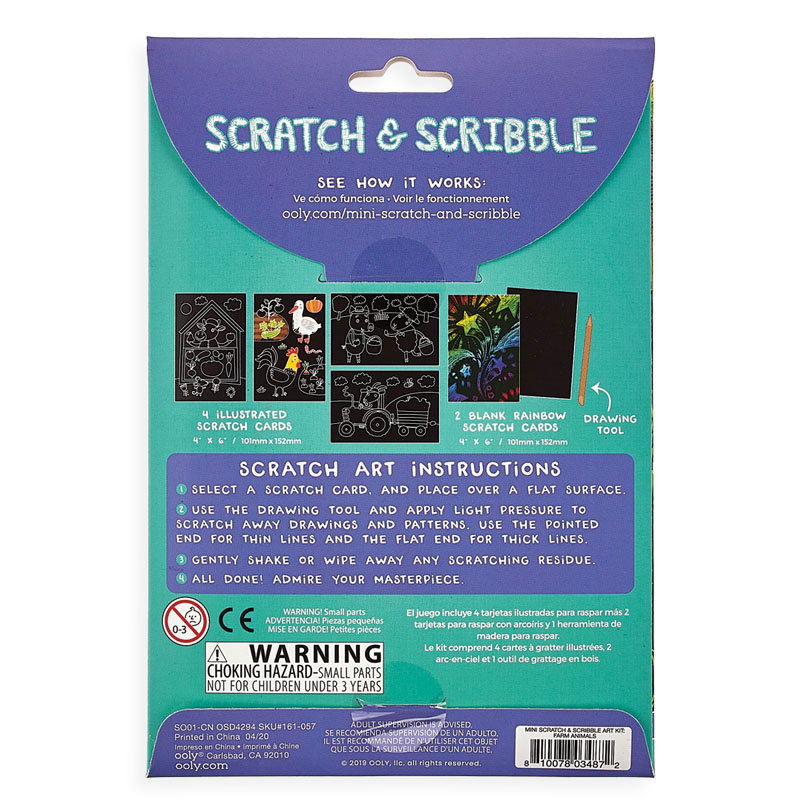Scratch & Scribble Boerderijdieren