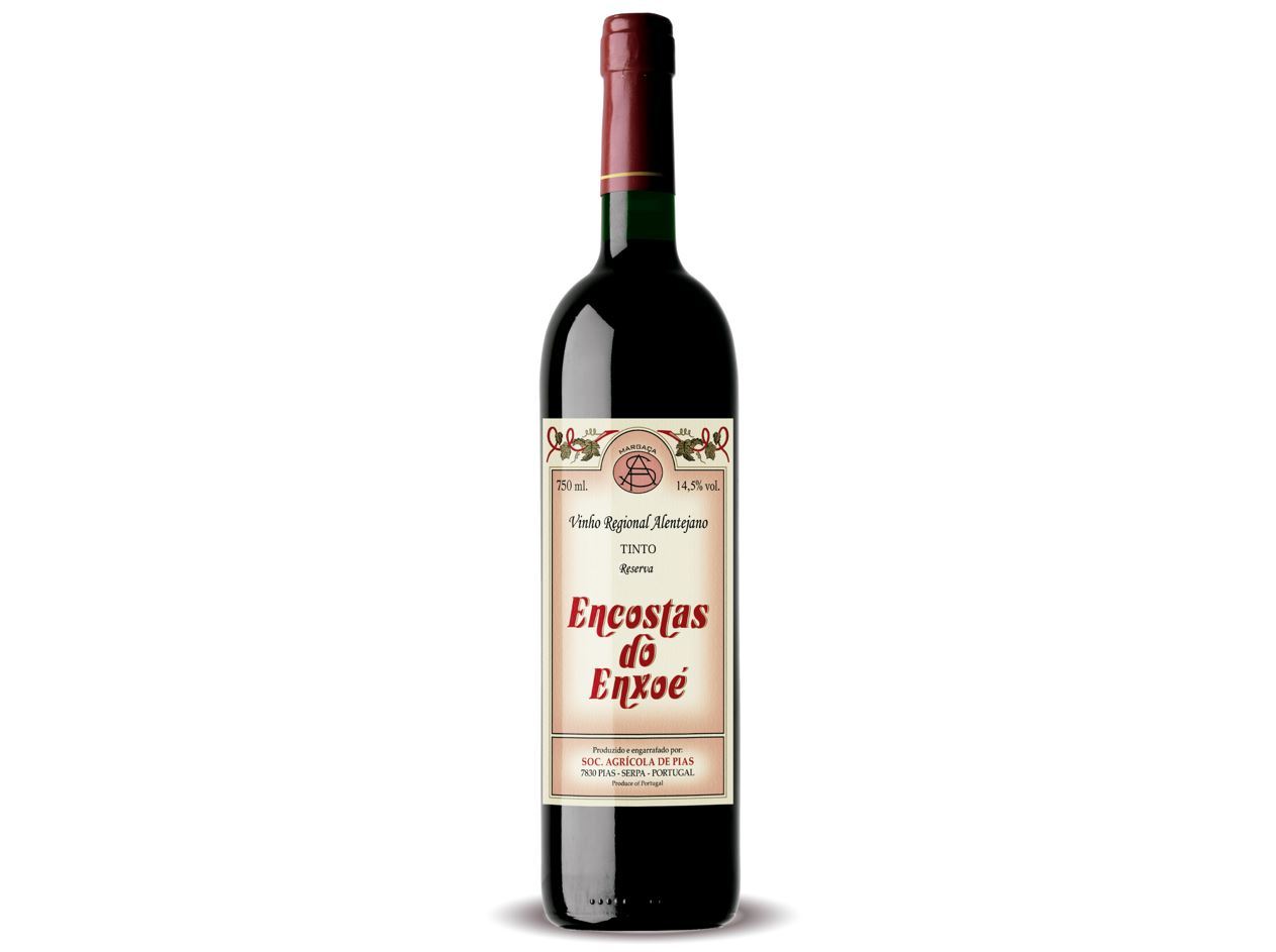 VINHO TINTO ENCOSTAS DO ENXOÉ RESERVA ALENTEJO 0.75L