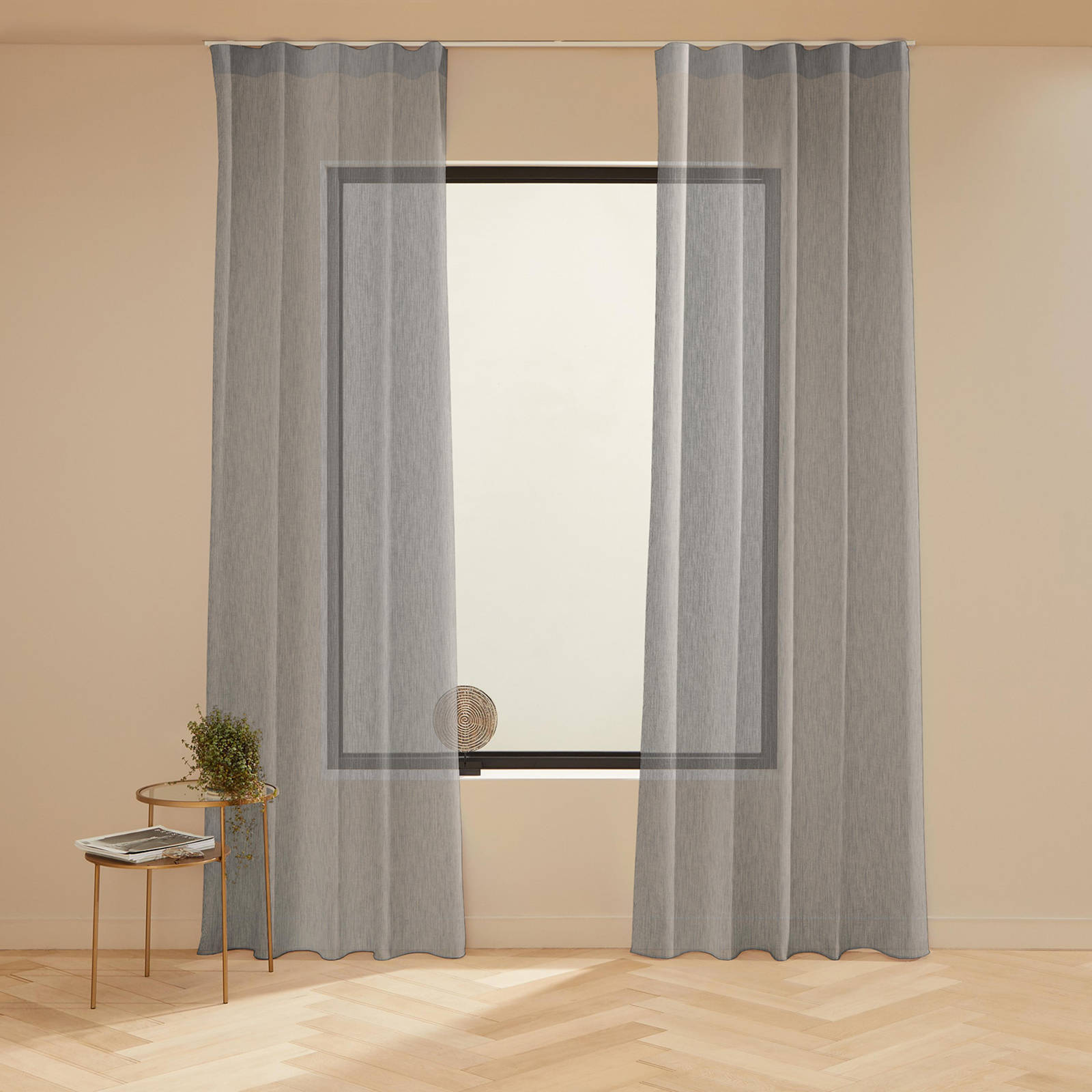 NOUS Living inbetween gordijn Air 93 warm grey