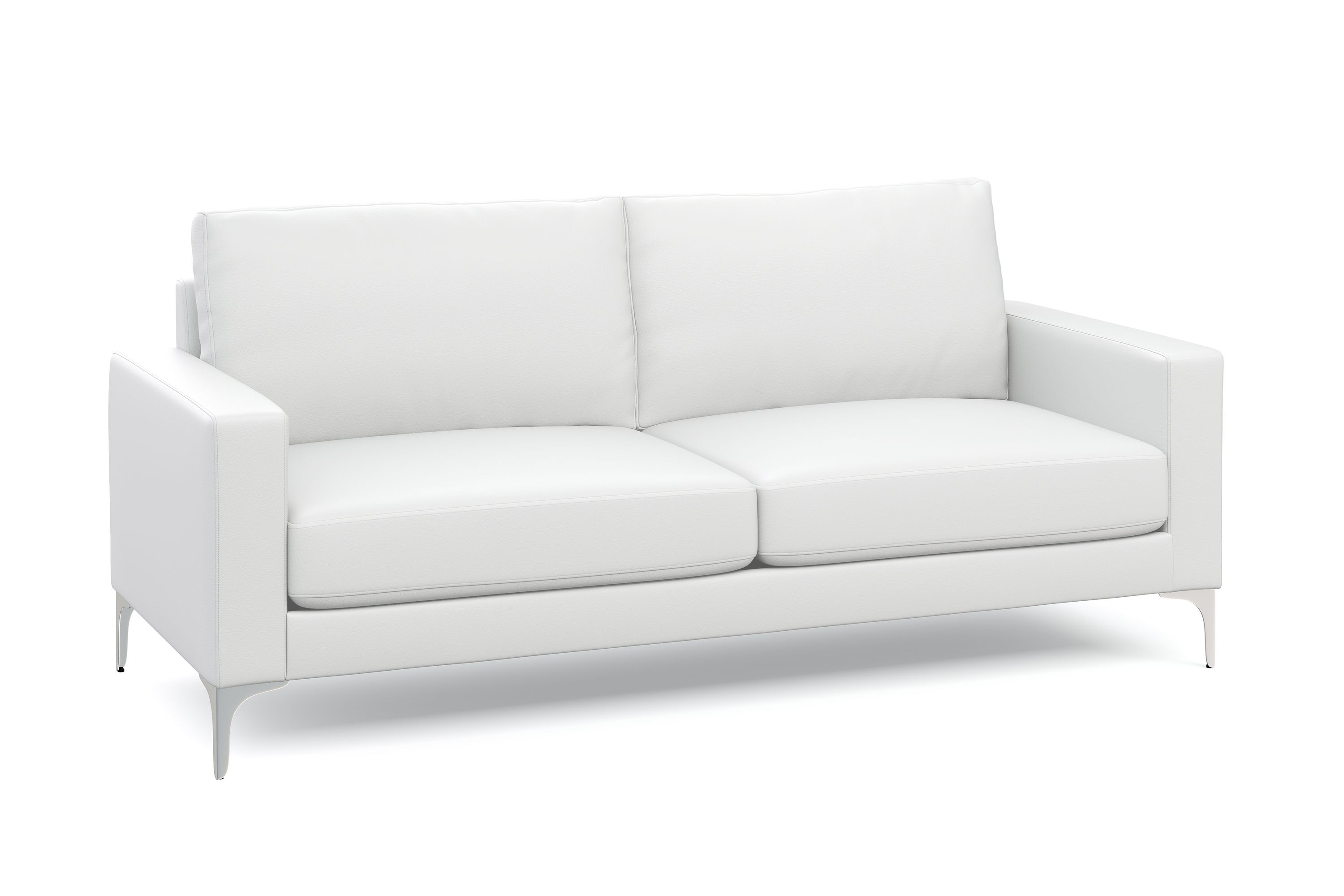 Sofa Set Leder LEX weiss