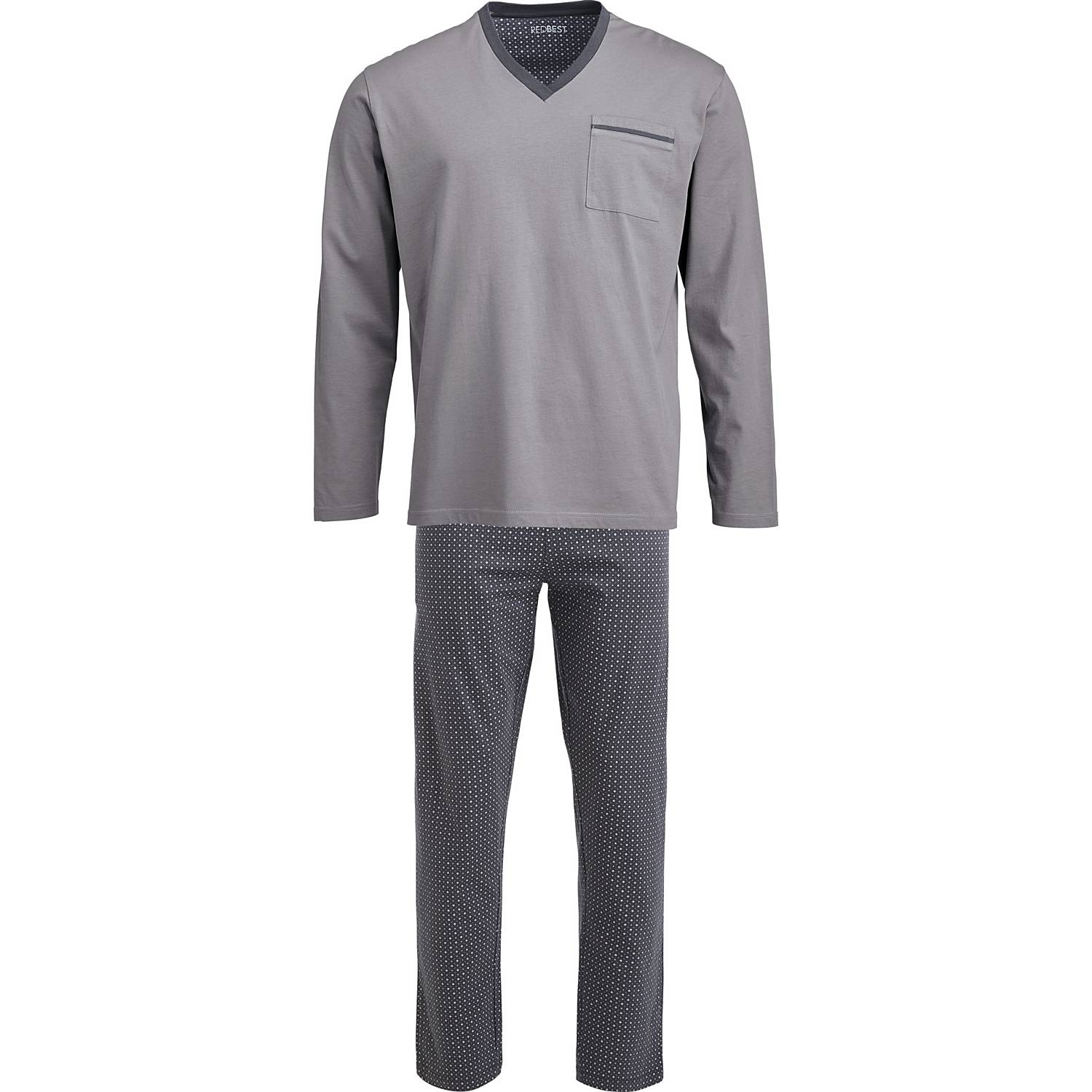 REDBEST Single-Jersey Herren-Schlafanzug