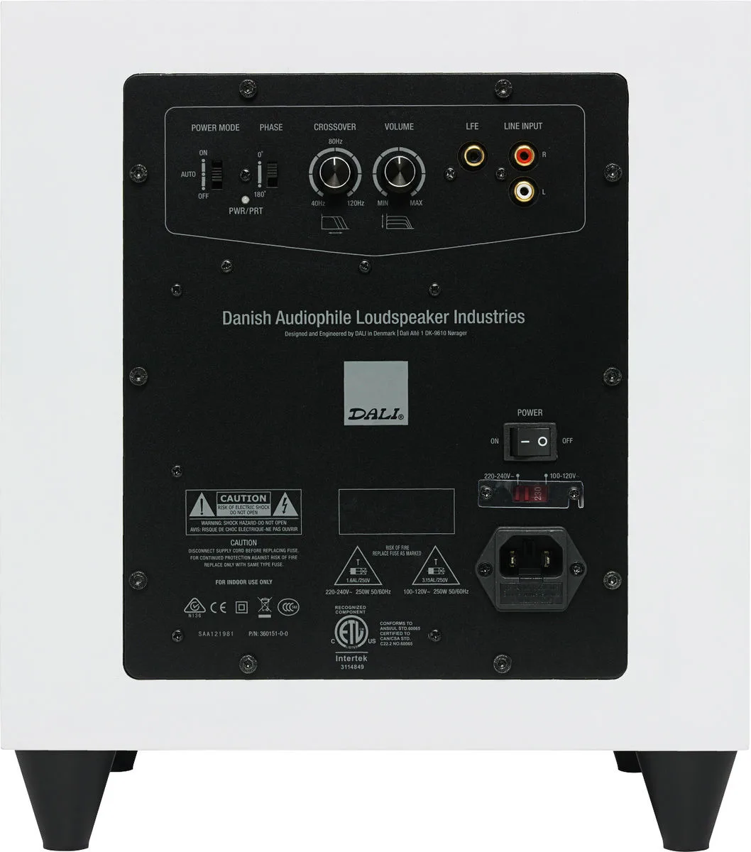 Dali Sub C8-D Noir Caissons de basses