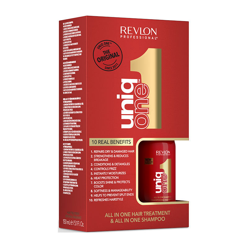 Duopack shampooing et spray 10 en 1 Uniq One shampooing 100ml + spray 150ml