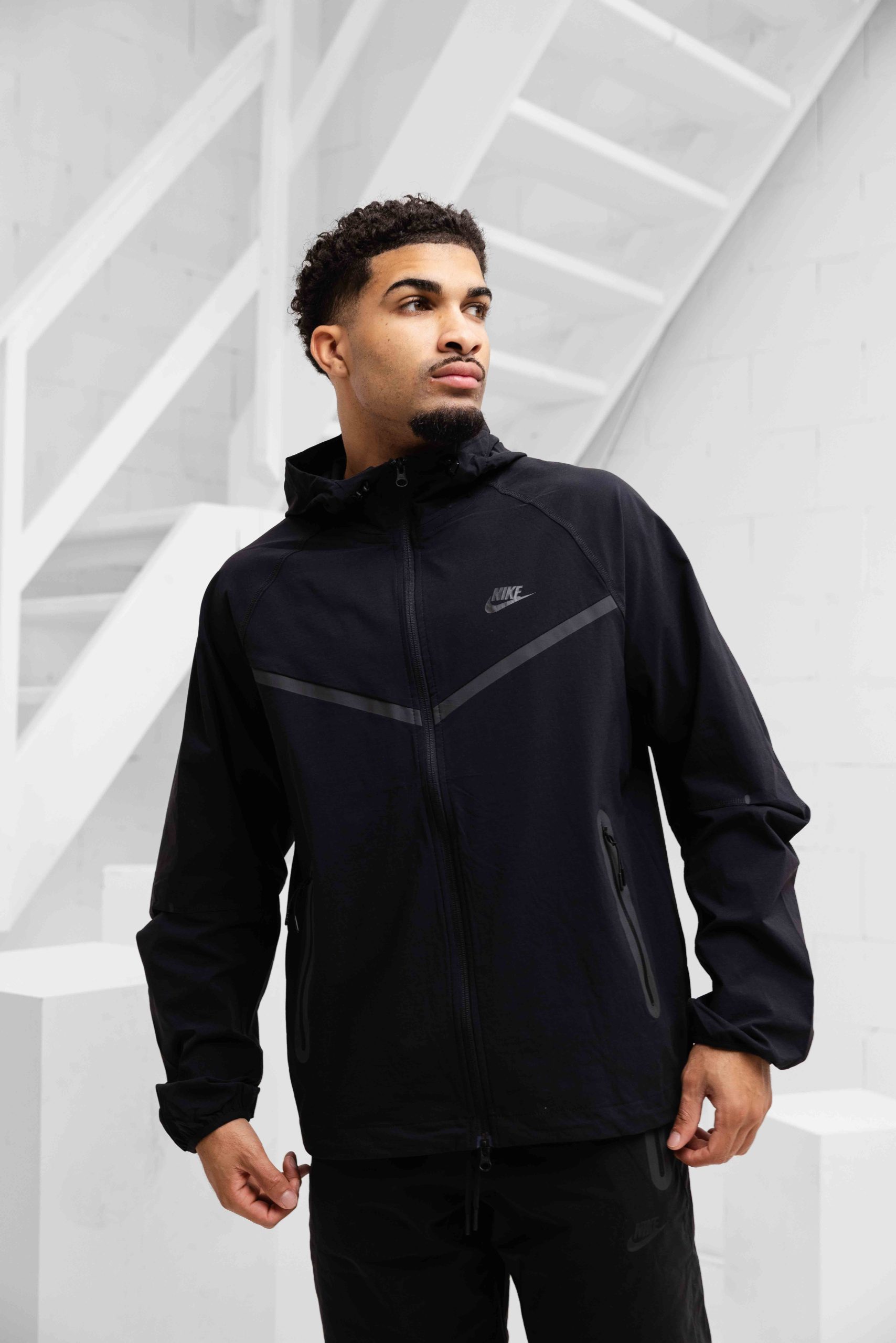 Nike Tech Woven Trainingspak Heren Zwart