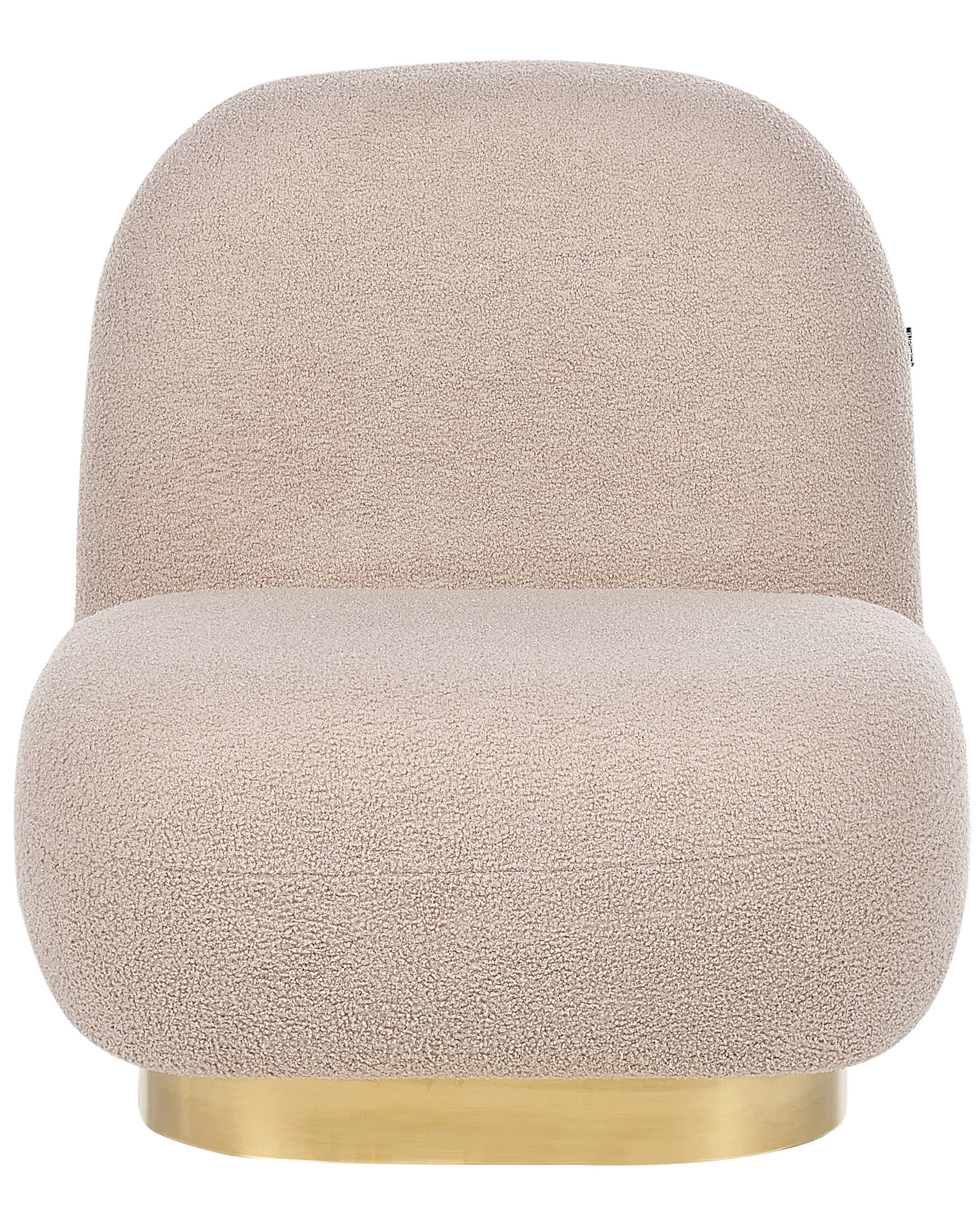 Fauteuil LOVIISA Bouclé Beige