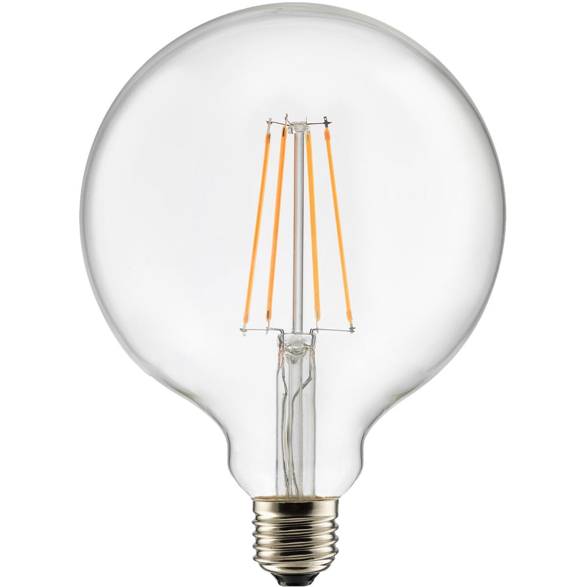 Lyspære E27 LED 3-trinns dimbar Globe 125 mm 0,4-7W, klar