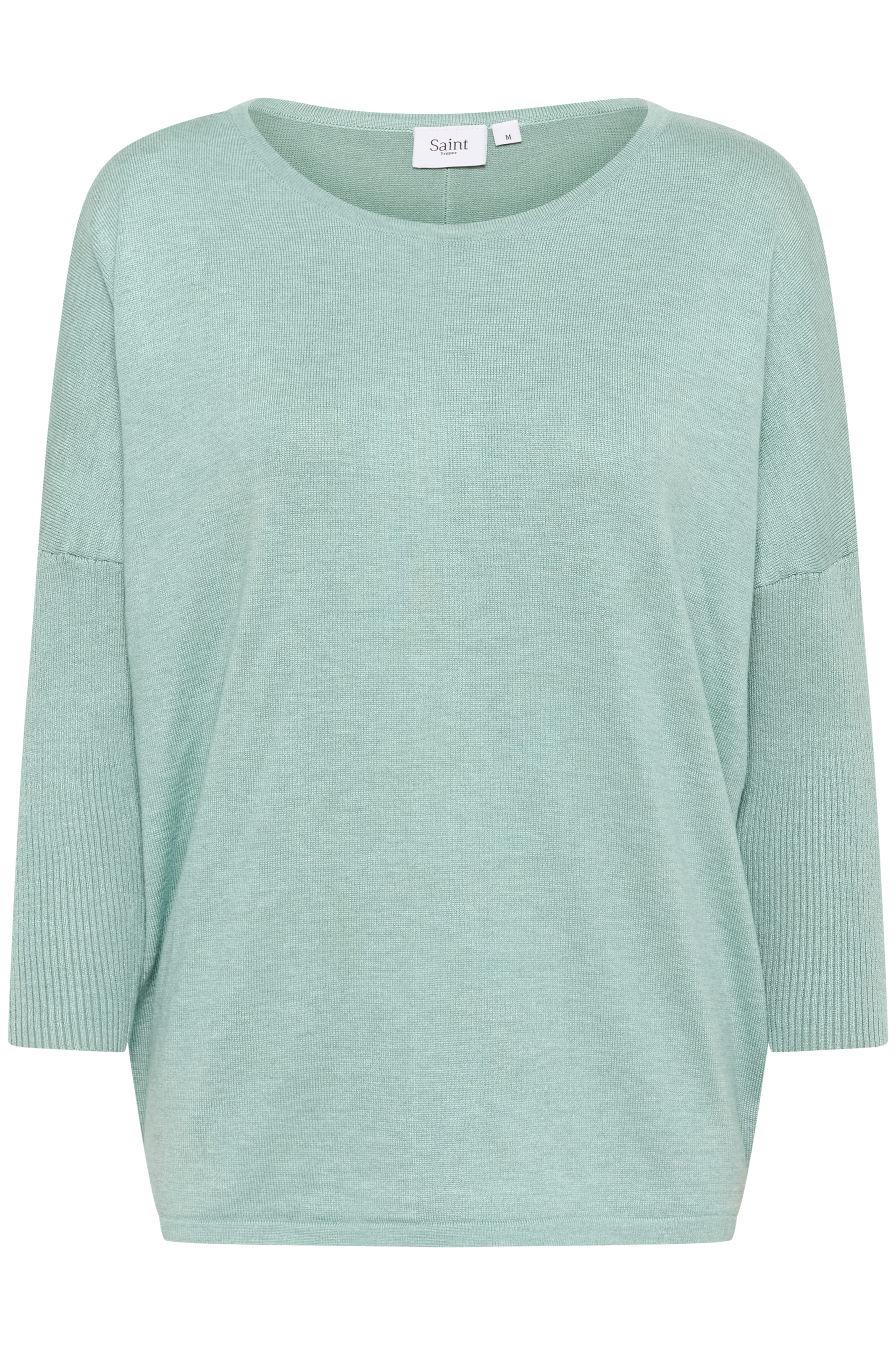 Saint Tropez Rundhalspullover »A2561, MilaSZ R-Neck«, Feinstrick mit Viskose, Casual Fit