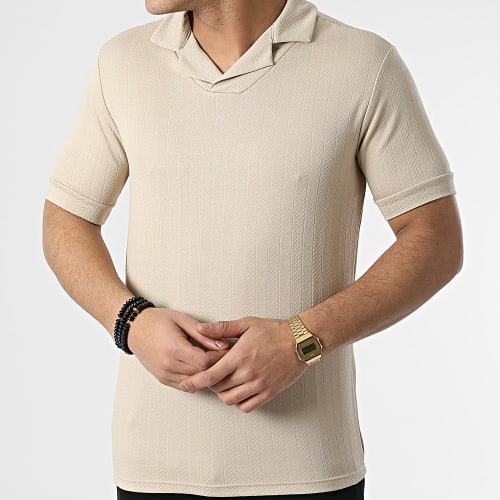 Polo Manches Courtes UY794 Beige