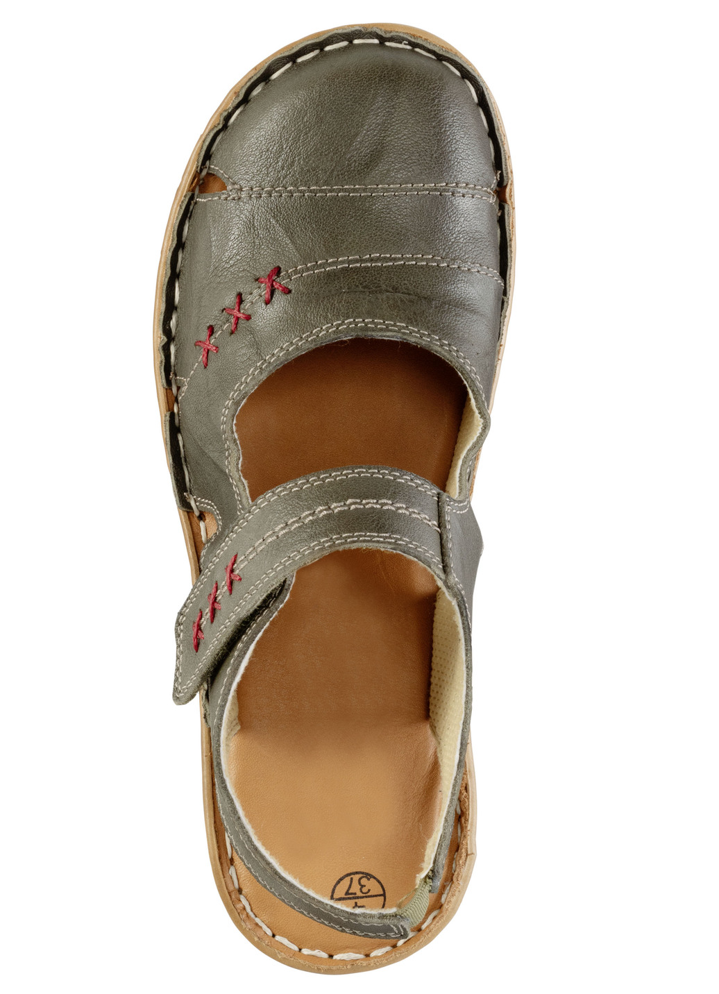 ELENA EDEN Slipper aus Nappaleder mit Knitter-Struktur