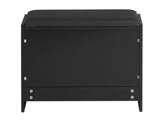 Banc Armoire À Chaussures 1 Abattant Avec Coussin Meuble D’entrée Coffre, Fsr16-sch