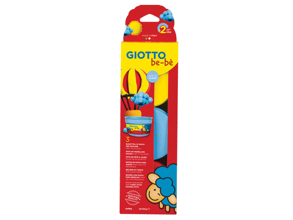 PASTA MODELAR GIOTTO BE-BÉ 3X100G