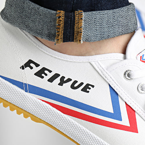 Baskets Low 1920 White Blue Red