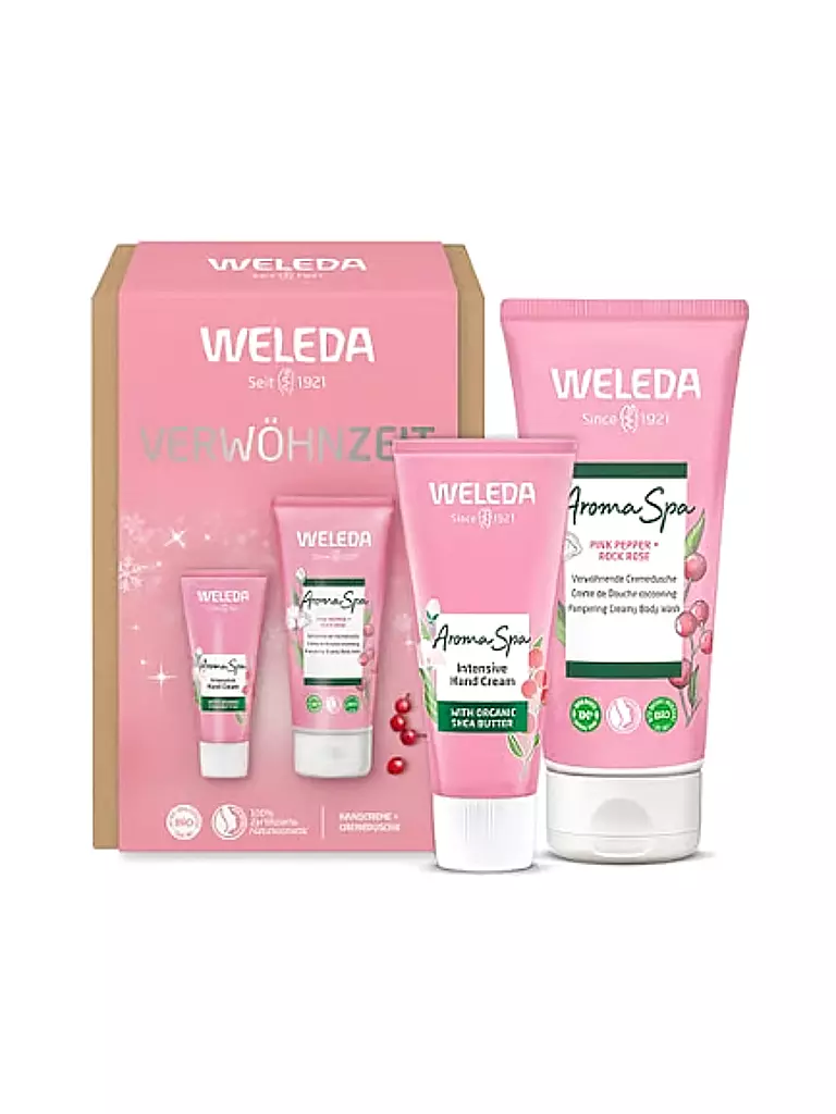WELEDA Geschenkset - Limited Edition Aroma Spa Shower & Handcreme 200ml / 50ml keine Farbe