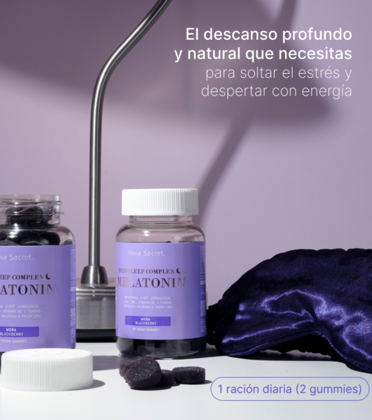 Alma Secret - Gomas vitamínicas para um sono de qualidade Deep Sleep Complex C Melatonin