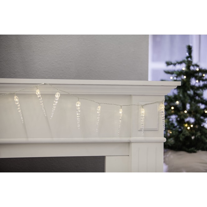 40er LED-Lichterkette - Eiszapfen - ca. 10 m
