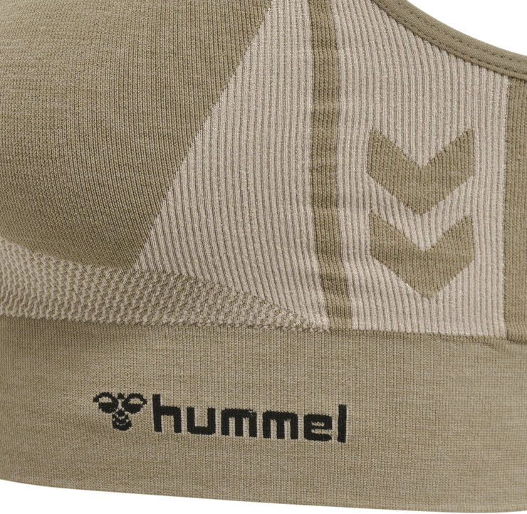 Hummel Clea Seamless sports bh Brun