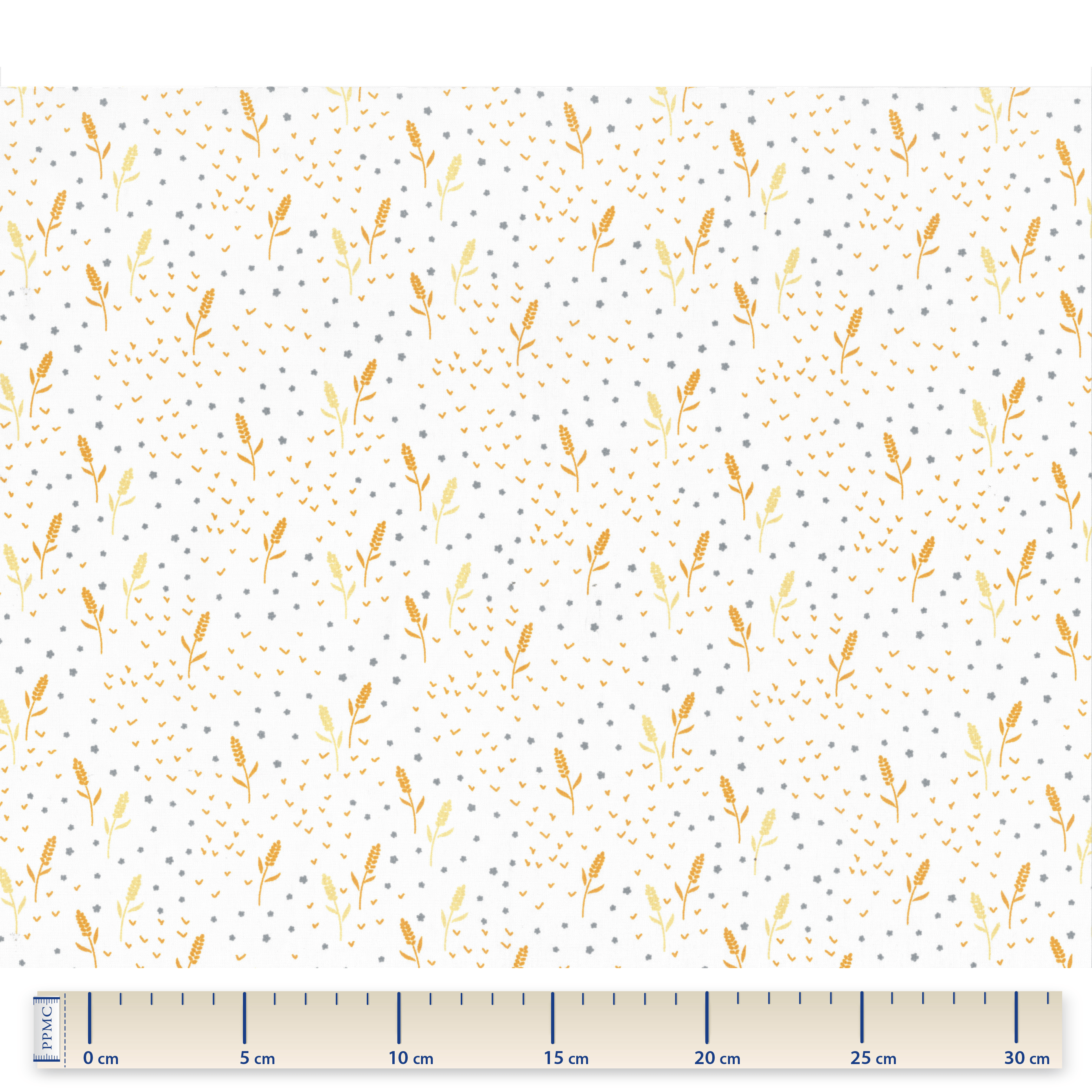 Coupon Tissu 50 Cm Epis De Blé Ex1098