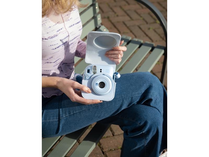 Fujifilm Kameratasche Instax Mini 12 Blau Kompakte Tasche für Instax Mini 12