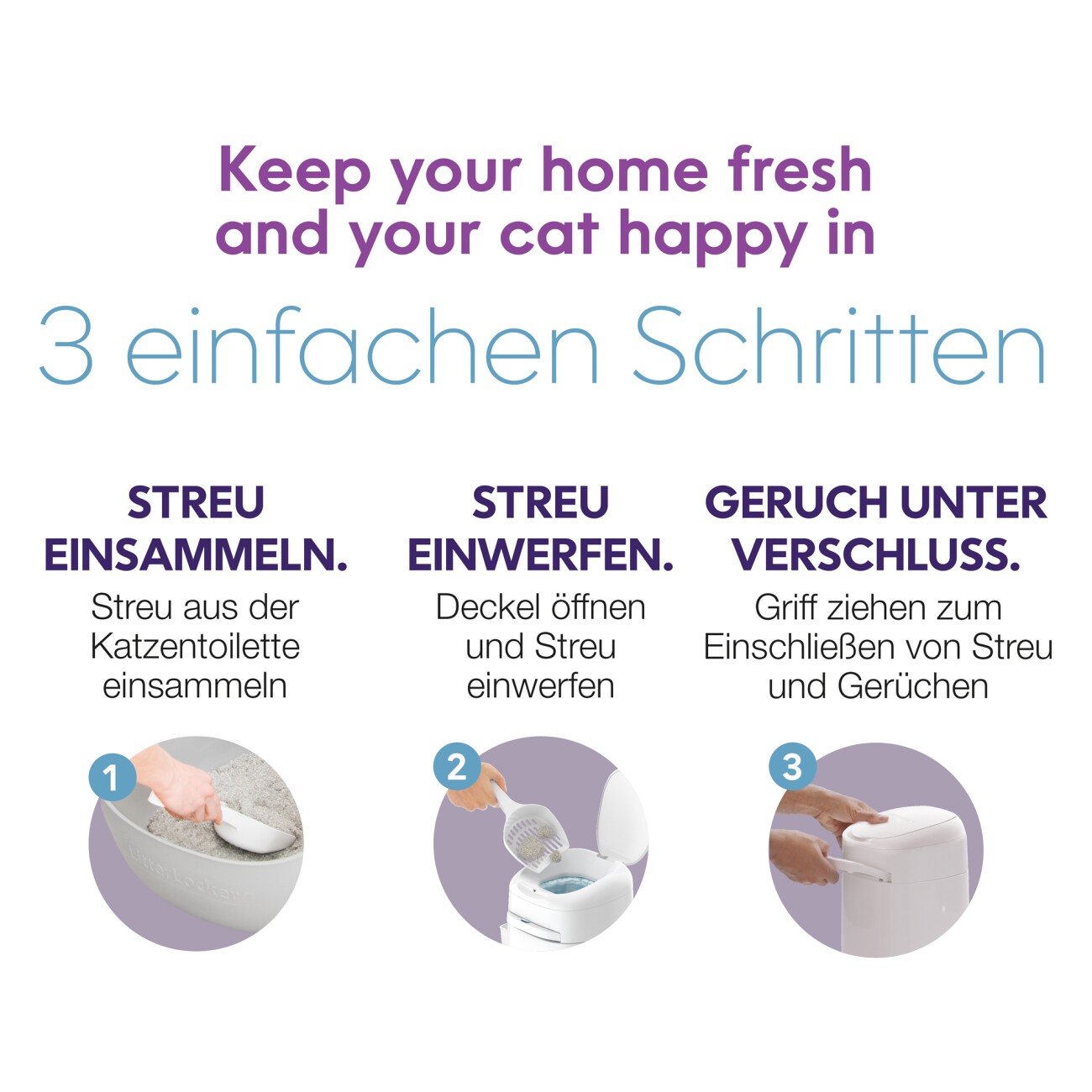 LitterLocker by Litter Genie Katzenstreu Entsorgungseimer