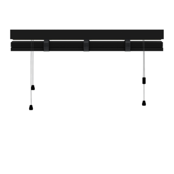 KARWEI houten jaloezie 50 mm matzwart (kleurnr. 947) 120x180 cm (bxh)