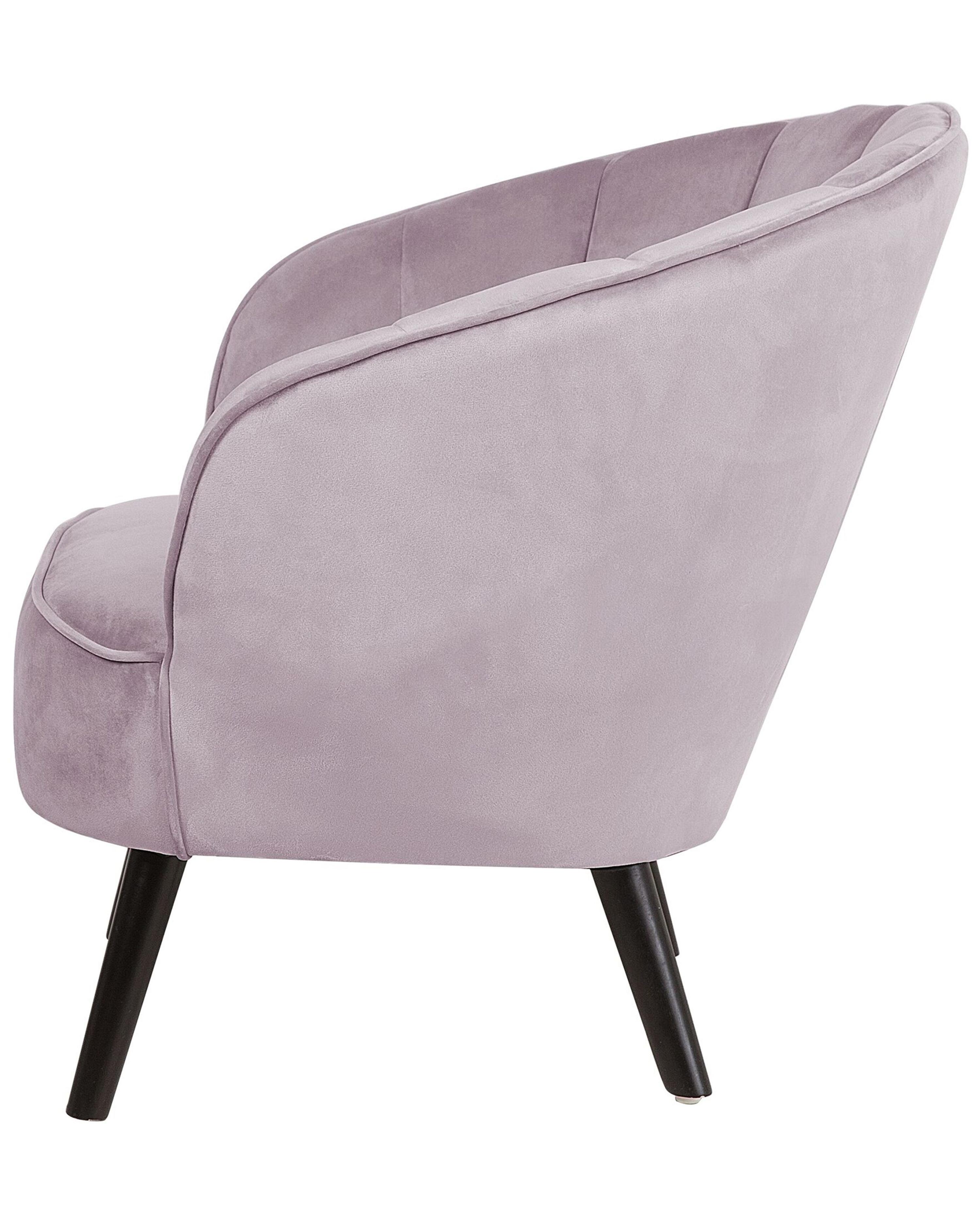 Fauteuil DALA Fluweel Roze