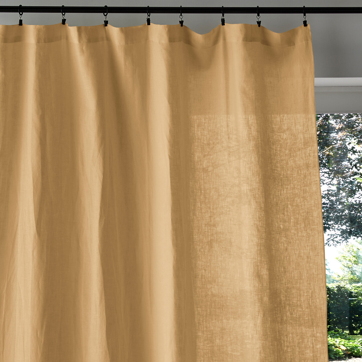 LA REDOUTE INTERIEURS<br>Painel de cortina em linho lavado, Onega